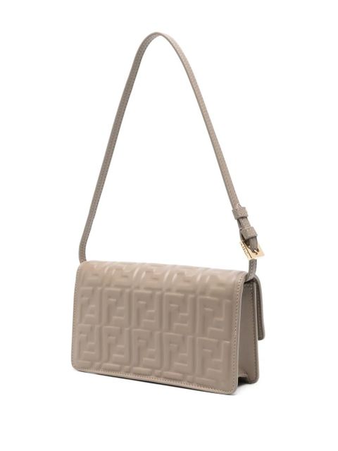 FENDI Wallet On Chain Baguette shoulder bag - Neutrals