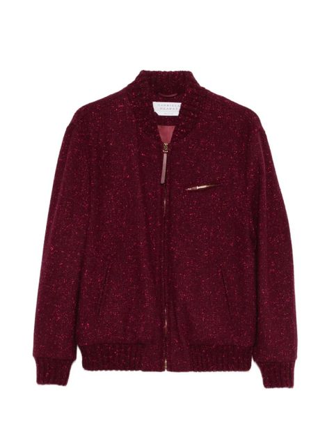 Gabriela Hearst Winslow zip bomber jacket - Red - zdjęcie produktu nr 1