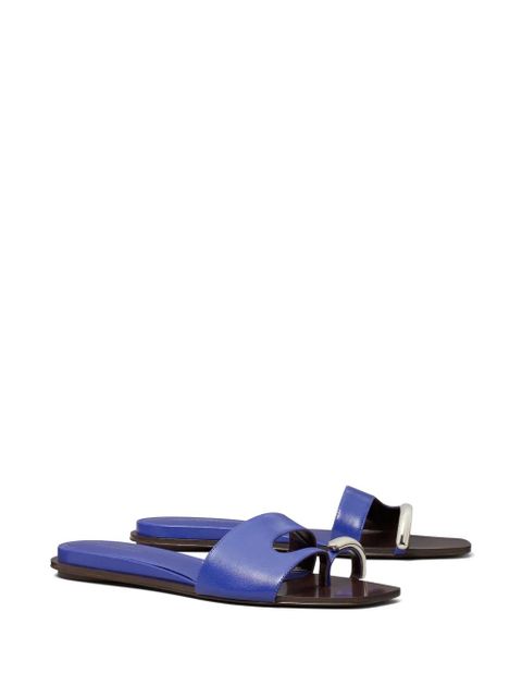 Tory Burch leather slides - Blue