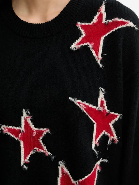 Zadig&Voltaire Markuz star-motif sweater - Black