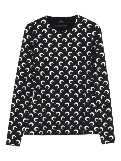 Marine Serre moon-print top - Black - zdjęcie produktu nr 1