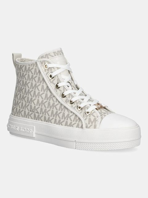 MICHAEL Michael Kors trampki Evy High Top kolor beżowy 43F5EYFE5B.150 - zdjęcie produktu nr 1