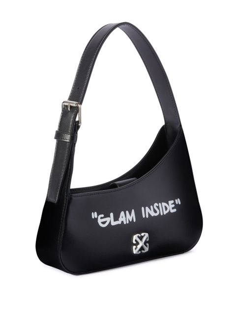 Off-White Jitney Quote shoulder bag - Black