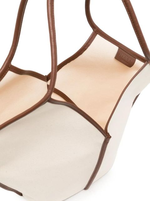 Hereu Calella canvas tote bag - Neutrals