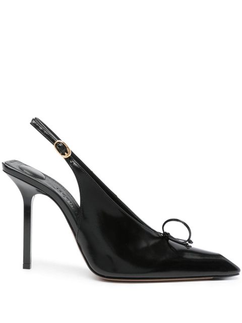 Jacquemus 100mm Cubisto leather pumps - Black - zdjęcie produktu nr 1