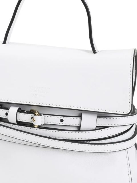 Moschino leather shoulder bag - White