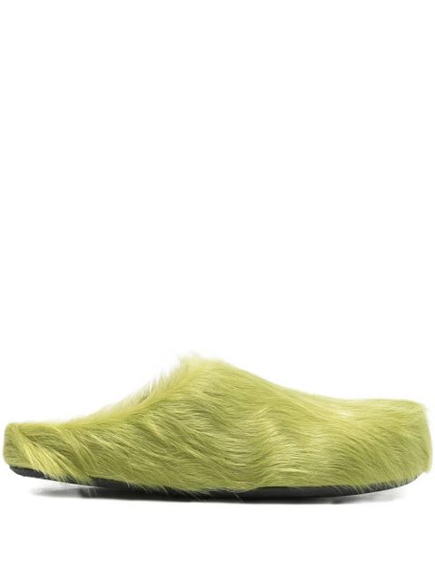 Marni Fussbett sabot mules - Green - zdjęcie produktu nr 1