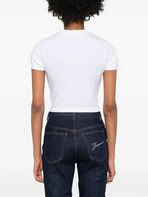 Casablanca fruit-print T-shirt - White