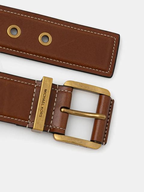 MICHAEL Michael Kors pasek skórzany damski kolor brązowy 559097 - zdjęcie produktu nr 2