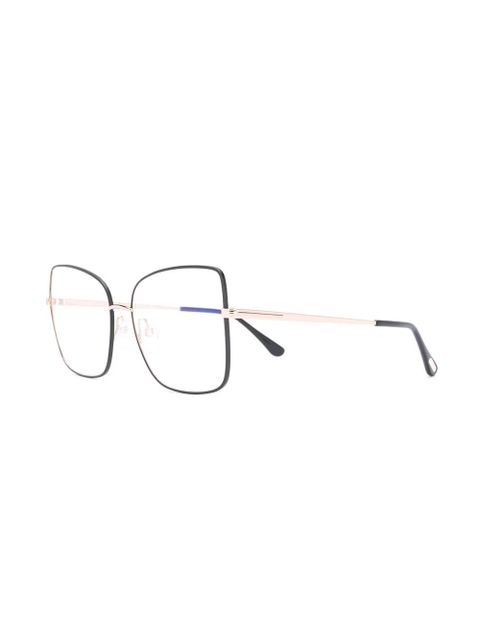 TOM FORD Eyewear FT5613B square-frame glasses - Gold - zdjęcie produktu nr 2