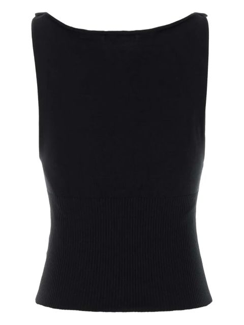 Gimaguas Oto ribbed top - Black - zdjęcie produktu nr 2