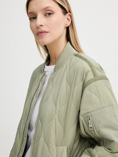 Marc O'Polo kurtka kolor zielony przejściowa 506087071017