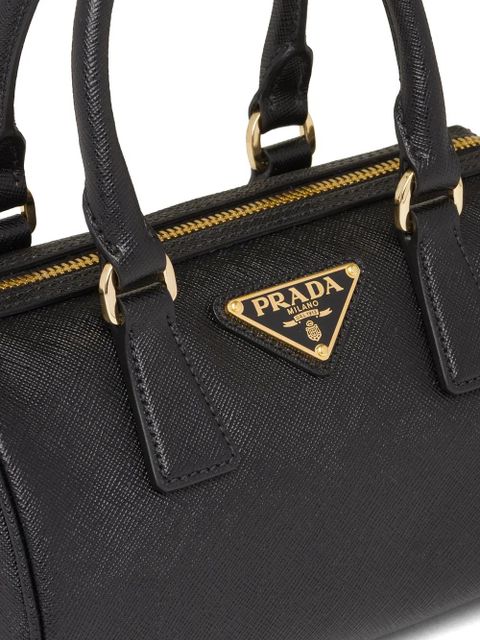 Prada Saffiano top-handle bag - Black