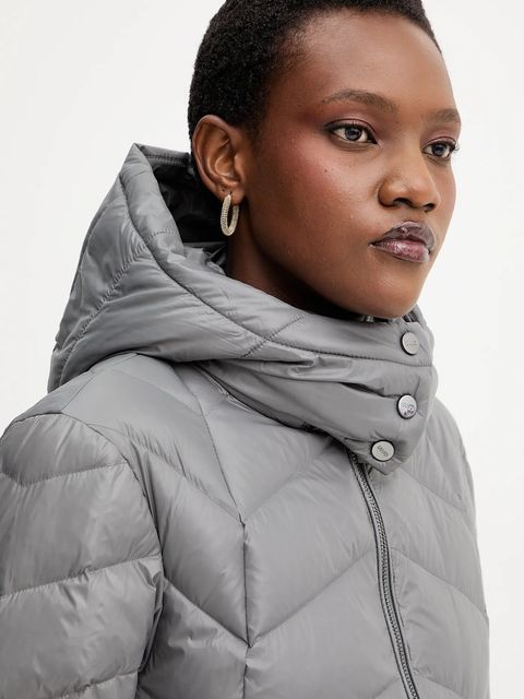 Liu Jo kurtka puchowa kolor szary zimowa MF5022 T2709