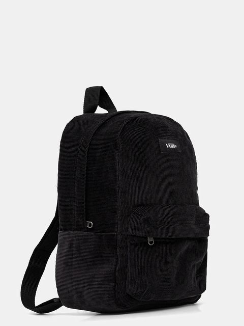 Vans plecak kolor czarny mały gładki VN000Q9ABLK1 - zdjęcie produktu nr 2