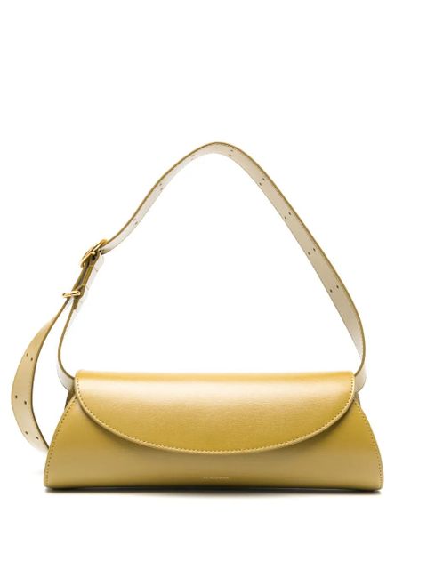 Jil Sander mini Cannolo leather shoulder bag - Green - zdjęcie produktu nr 1
