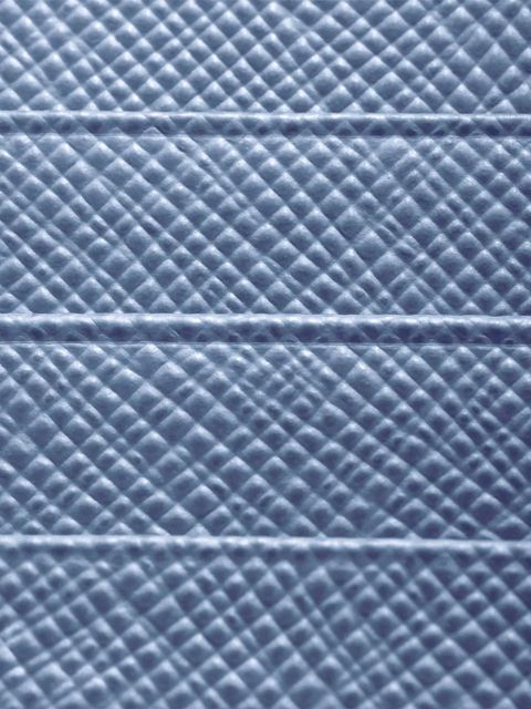 Prada triangle-logo card holder - Blue