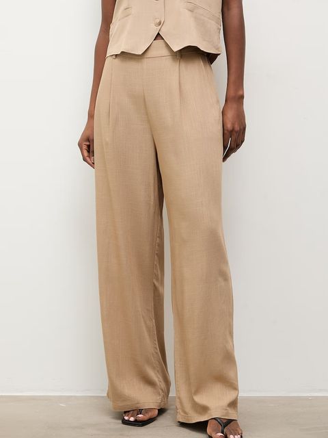 Answear.LAB spodnie damskie z lnem - zdjęcie produktu nr 1