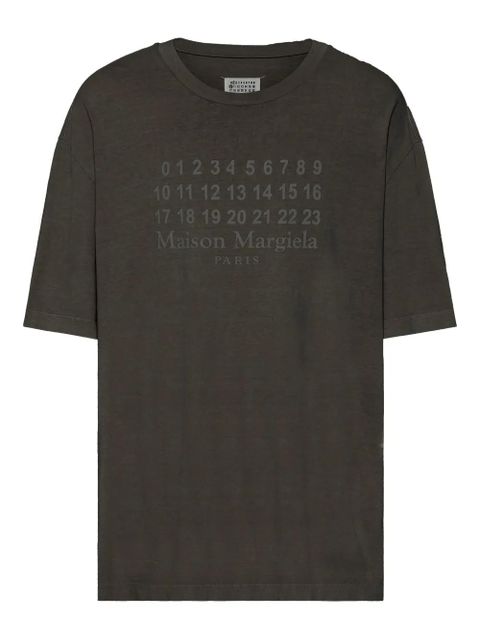 Maison Margiela print T-shirt - Grey - zdjęcie produktu nr 1