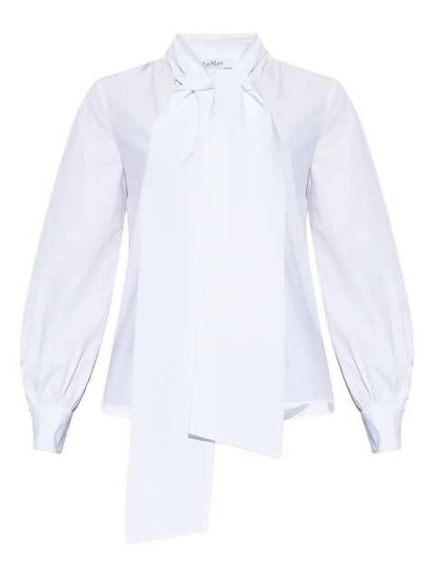 Max Mara bow-tie shirt - White - zdjęcie produktu nr 1