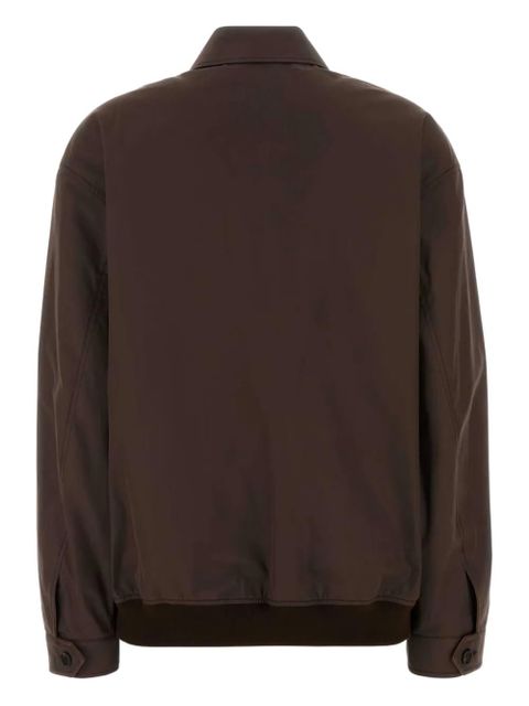 Miu Miu zip-front casual jacket - Brown - zdjęcie produktu nr 2