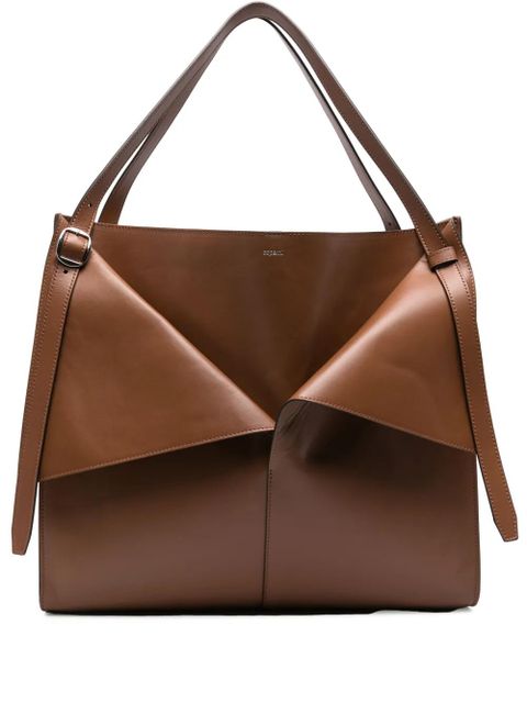 Coperni Cabas leather shoulder bag - Brown - zdjęcie produktu nr 1