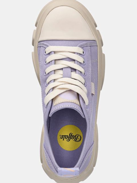 Buffalo tenisówki Cade Lace Up Lo damskie kolor fioletowy 1636324-LAV
