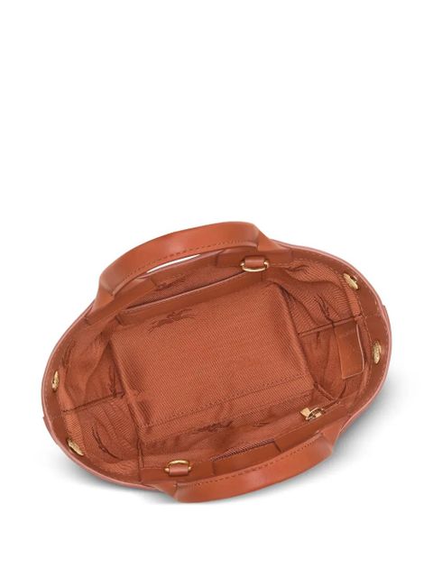 Longchamp mini XS Le Roseau handbag - Brown