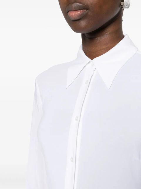 PINKO fitted long-sleeve shirt - White