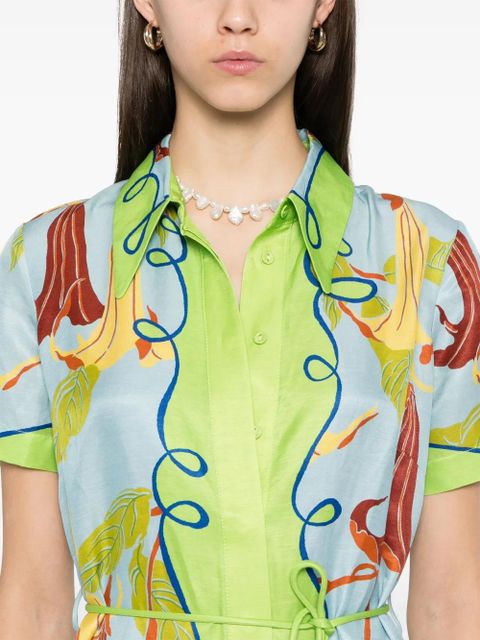 ALEMAIS Rafaela maxi dress - Blue