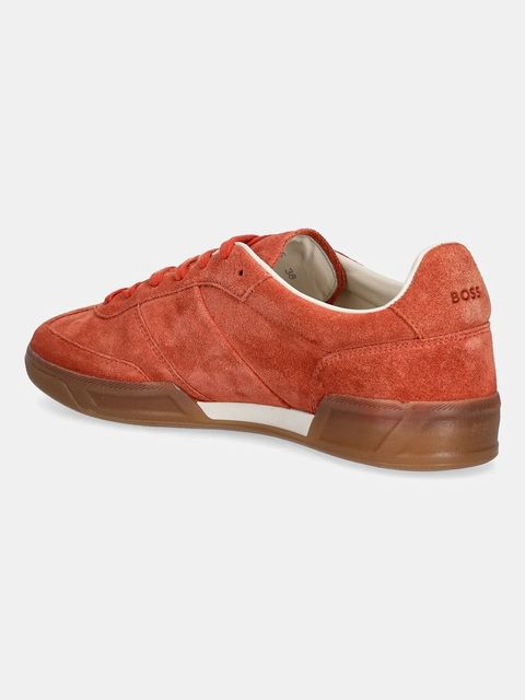 BOSS sneakersy zamszowe Brenta damskie kolor pomarańczowy 50536645 - zdjęcie produktu nr 2