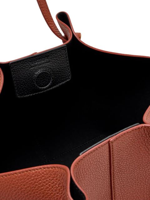 Yuzefi knotted-handle tote bag - Brown