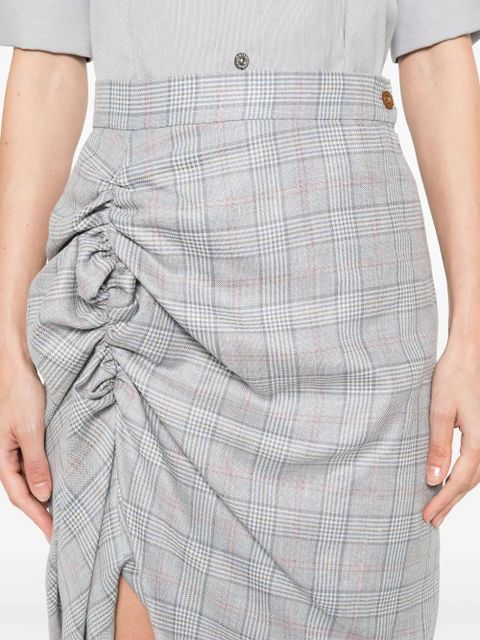 Vivienne Westwood Side Panther midi skirt - Blue