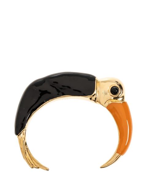 Chloé Tropicus toucan-motif cuff bracelet - Gold - zdjęcie produktu nr 1
