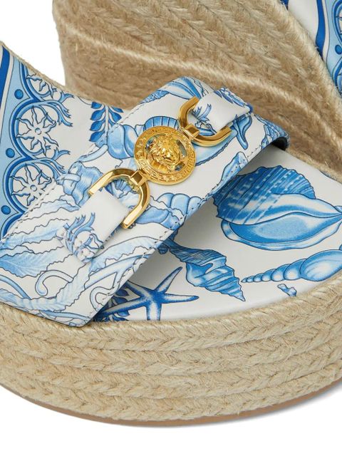 Versace 120mm Medusa '95 espadrilles - Blue