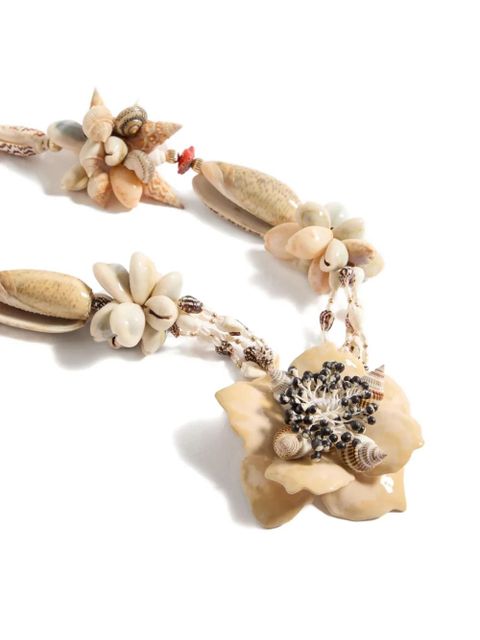 Valentino Garavani Aquatic Garden necklace - Neutrals