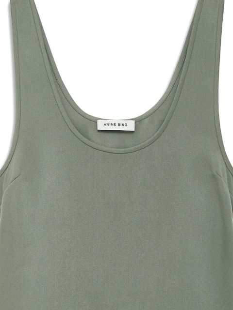 ANINE BING Lea sleeveless top - Green