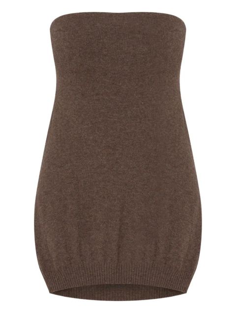 Moschino knitted bandeau tank top - Brown - zdjęcie produktu nr 1