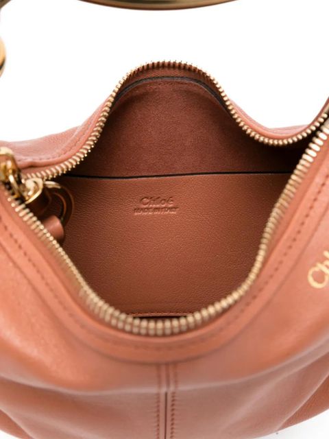 Chloé mini Bracelet leather tote bag - Brown