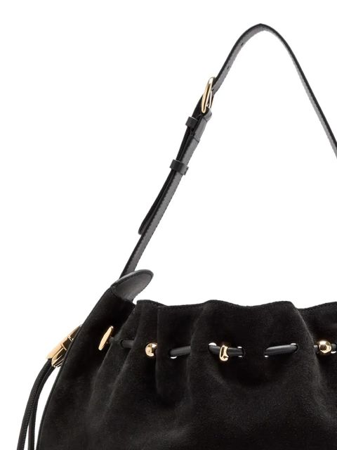 ZIMMERMANN large Halcyon suede shoulder bag - Black - zdjęcie produktu nr 2