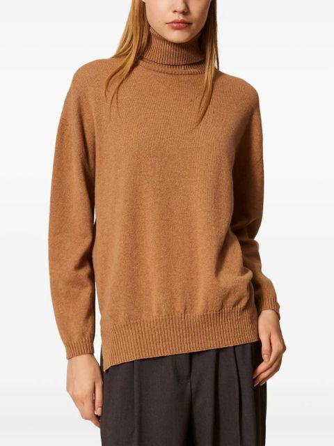 TWINSET turtle neck sweater - Brown - zdjęcie produktu nr 2