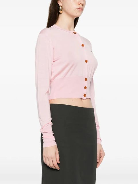 Vivienne Westwood Bea cropped cardigan - Pink