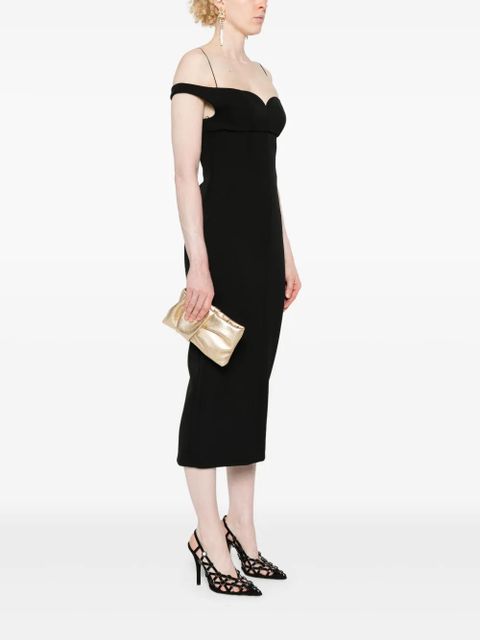 Jimmy Choo Bonny leather clutch bag - Gold - zdjęcie produktu nr 2