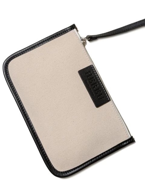 Hereu Callela cotton shoulder bag - Neutrals