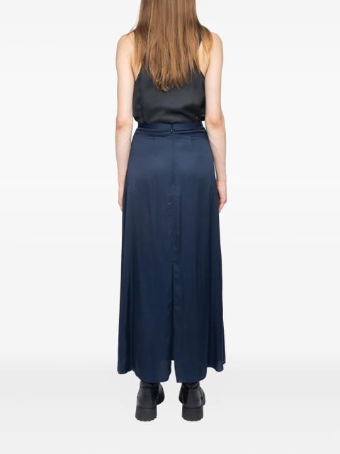 Zadig&Voltaire Jimeno satin wings-embellished maxi skirt - Blue