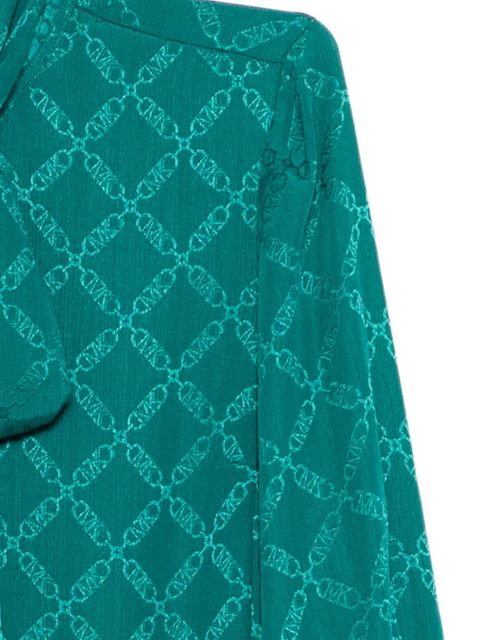 Michael Kors monogram maxi dress - Blue