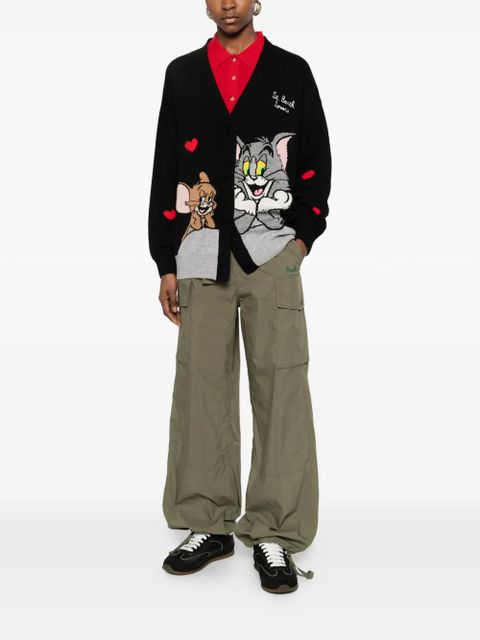 MC2 Saint Barth x Warner Bros cartoon-print cardigan - Black - zdjęcie produktu nr 2