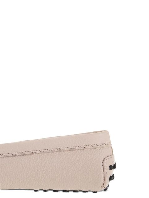 Tod's round-toe leather loafers - Pink