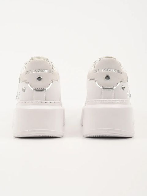 Karl Lagerfeld sneakersy skórzane ANAKAPRI damskie kolor biały KL63528