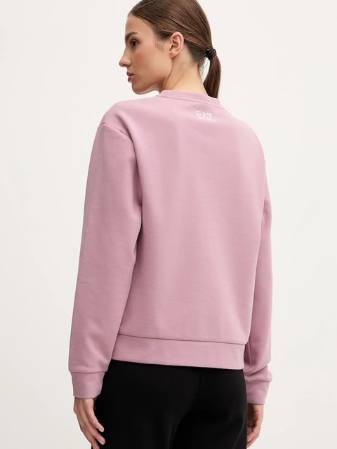 EA7 Emporio Armani bluza damska kolor różowy z nadrukiem AF10443.7W000799